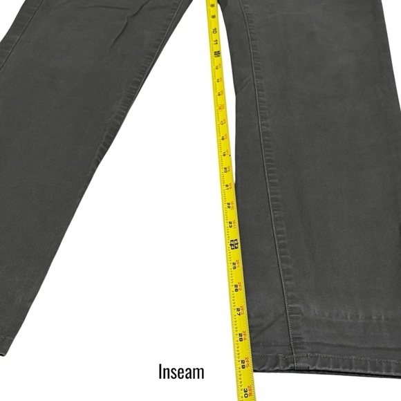 Bonobos Green Grey Washed Slim Fit Chino Pants Men's Size 32/32 Comfort Career - Picture 12 of 13